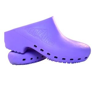 CALZURO Bihos Womens Size US 6 EU 36-37 Purple Clogs Comfort Shoes Slip On